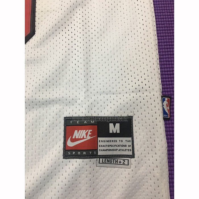 Camiseta Chicago Bulls Michael Jordan NO 23 Retro Blanco